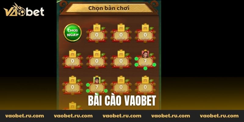 Bài Cào Vaobet