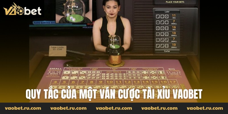 Quy tắc của một ván cược Tài Xỉu Vaobet