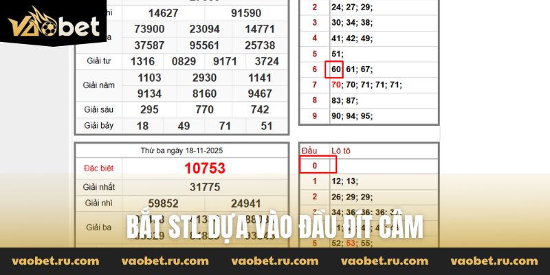 Bắt STL dựa vào đầu đít câm