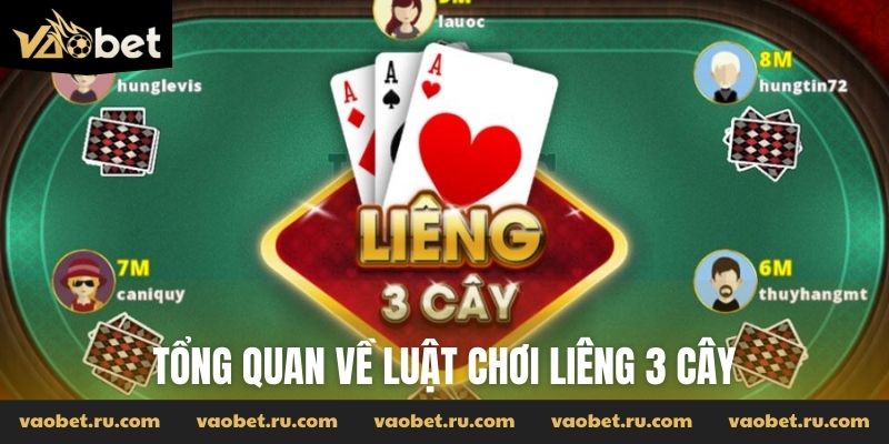 Tổng quan về luật chơi Liêng 3 cây cho người mới